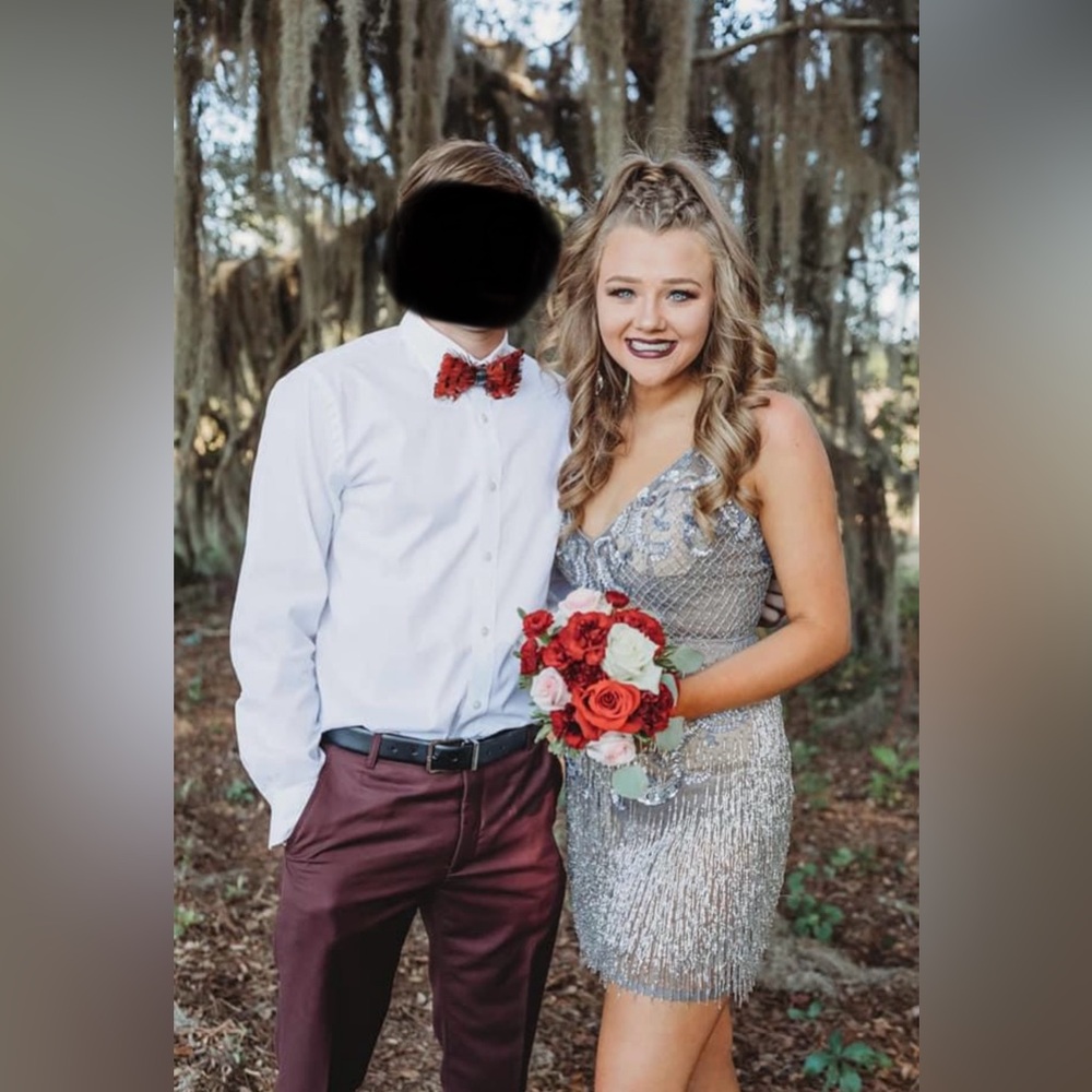 Ashley Lauren silver dress